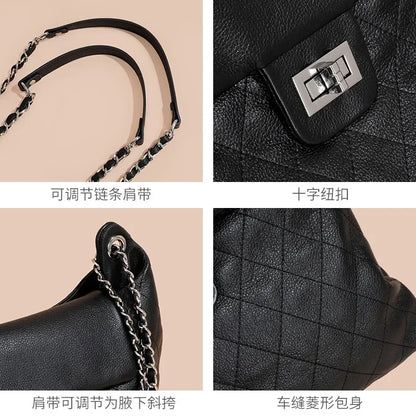 Genuine Leather Tote Bag Large Capacity First Layer Cowhide Spring Style Women's Shoulder Bag Luxury Designer Handbag