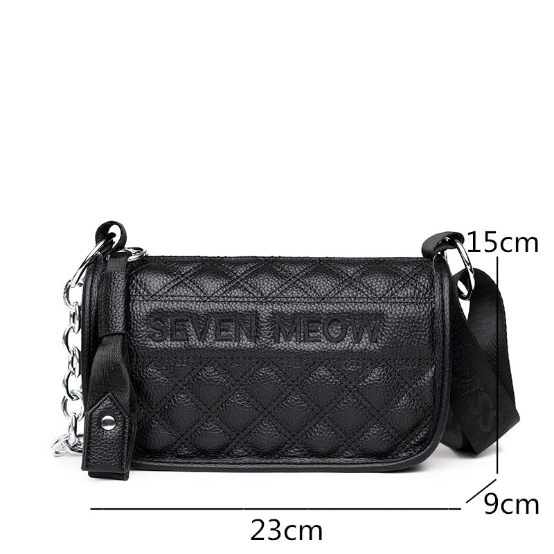 Genuine Leather Women Handbag Designer Ladies Shoulder Bag Cow Leather Crossbody Bags For Women 2022 Solid Color Female Tote Sac