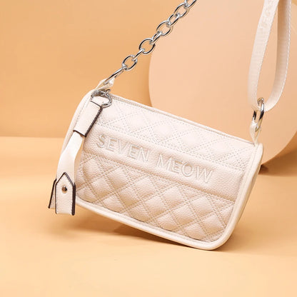 Genuine Leather Women Handbag Designer Ladies Shoulder Bag Cow Leather Crossbody Bags For Women 2022 Solid Color Female Tote Sac