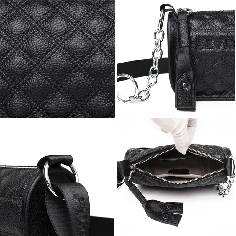 Genuine Leather Women Handbag Designer Ladies Shoulder Bag Cow Leather Crossbody Bags For Women 2022 Solid Color Female Tote Sac