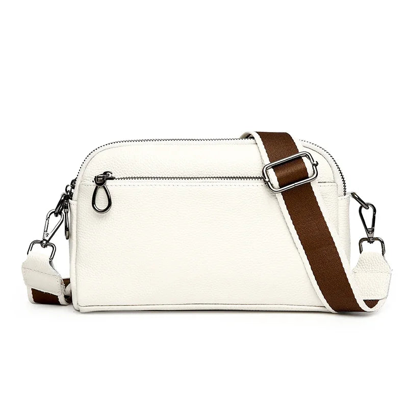 Genuine Leather Women Handbags Cowhide Women Small Shoulder Bag Fashion Luxury Ladies Messenger Bag High Quality Female Tote Sac