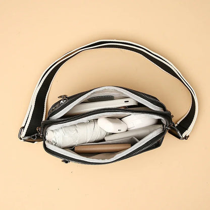Genuine Leather Women Handbags Cowhide Women Small Shoulder Bag Fashion Luxury Ladies Messenger Bag High Quality Female Tote Sac