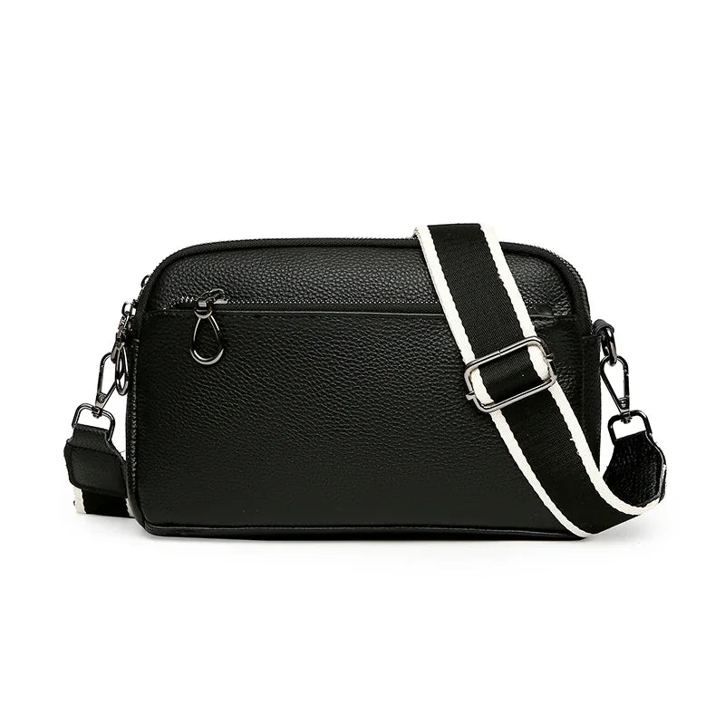 Genuine Leather Women Handbags Cowhide Women Small Shoulder Bag Fashion Luxury Ladies Messenger Bag High Quality Female Tote Sac