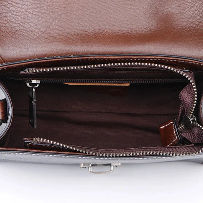 Genuine Leather Women Messenger Cross Body Tote Bags Retro First Layer Cowhide Female Lady Shoulder Top Handle Handbag