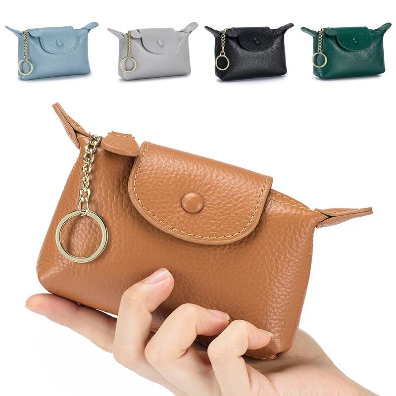 Genuine Leather Women Mini handbags and Purse for Girls Small Shoulder Bags Lady Small Crossbody Bag Mobile Phone Bolso Mujer