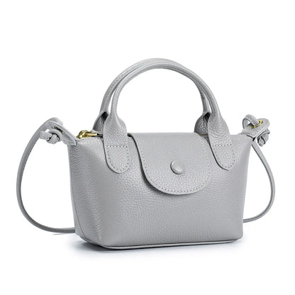 Genuine Leather Women Mini handbags and Purse for Girls Small Shoulder Bags Lady Small Crossbody Bag Mobile Phone Bolso Mujer