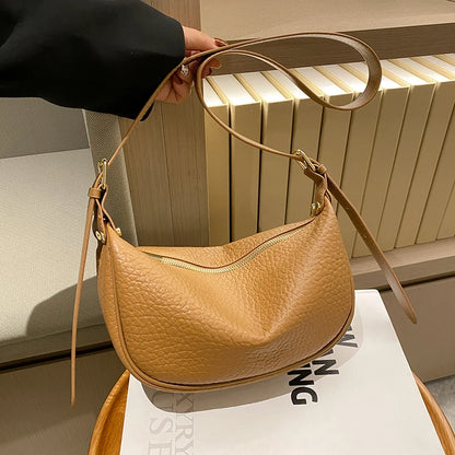 Genuine Leather Women  Shoulder Messenger Bag 2023 Vintage Soft Cow Leather Female Crossbody Bag Fashion Handbag Ladies Tote Sac