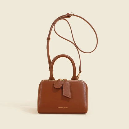 Genuine Leather Women's Bag Crossbody Bag Niche Triangle Spring Style Women's Handbag Luxury Designer Handbag