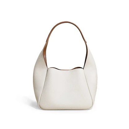 Genuine Leather Women's Bag First Layer Cowhide Bucket Bags Vegetable Basket Bag Shoulder Bag Designer Bags Luxury