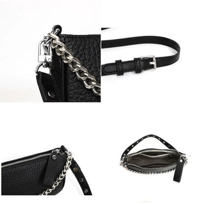 Genuine Leather Women's Bag High Quality Cowhide Handbags Women Shoulder Bag High-capacity Designer Messenger Bags Luxury Packet