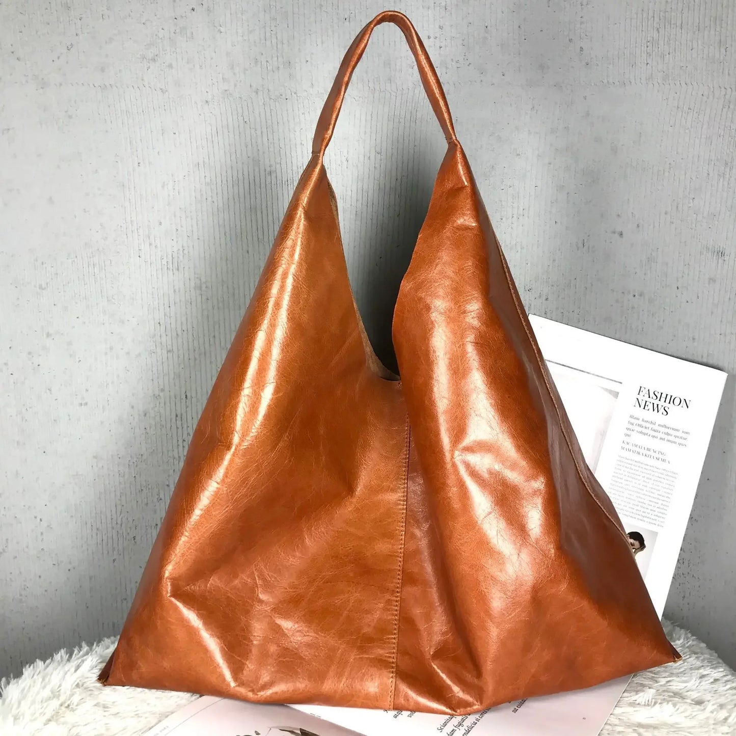 Genuine Leather Women's Bag Large Capacity Cowhide Shoulder Bag High Quality Retro Tote Handbags Casual All-match Fashion Bolsos