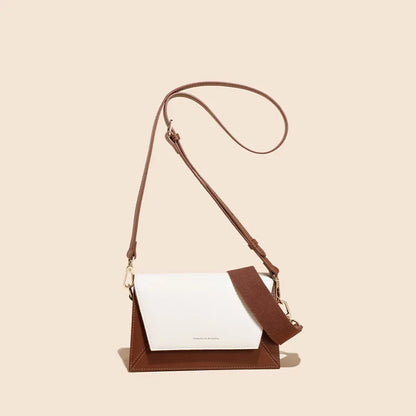 Genuine Leather Women's Bag Small Square Bag Crossbody Bag Color Matching Spring Style Luxury Designer Handbag Bolso Mujer