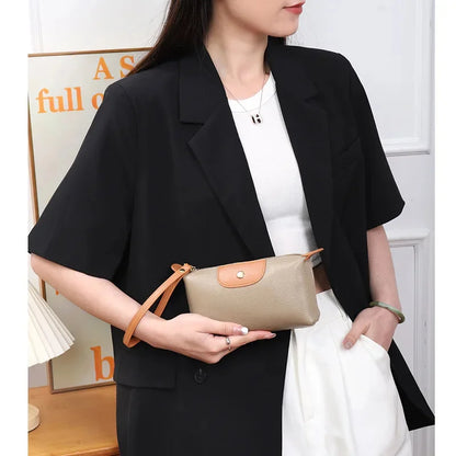Genuine Leather Wristlet Clutch Wallet Purses for Women Fashion Brand Women's Small Multi Pocket Cell Phone Bag with Card Slots
