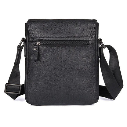 Genuine Leather shoulder Men Crossbody Bag Designer Natural cowhide Shoulder Bags Vintage Small Flap Pocket Handbag