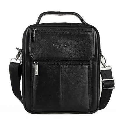 Genuine Leather top-handle s Male Shoulder Cross body s Messenger Small Flap Casual Handbags Men Tote Bag