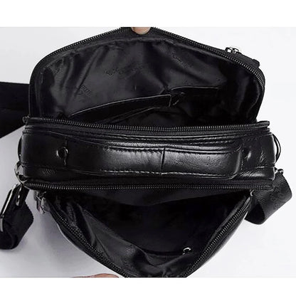 Genuine Leather top-handle s Male Shoulder Cross body s Messenger Small Flap Casual Handbags Men Tote Bag
