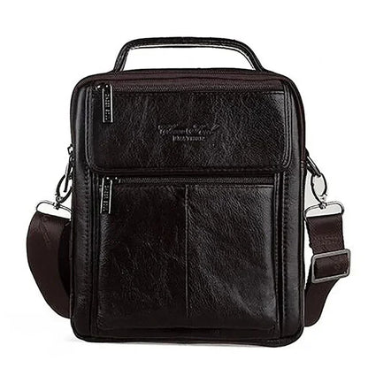 Genuine Leather top-handle s Male Shoulder Cross body s Messenger Small Flap Casual Handbags Men Tote Bag