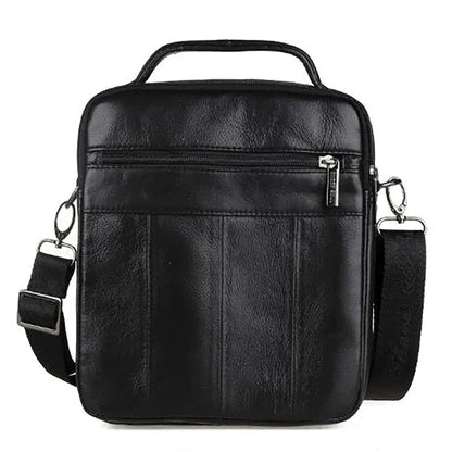 Genuine Leather top-handle s Male Shoulder Cross body s Messenger Small Flap Casual Handbags Men Tote Bag