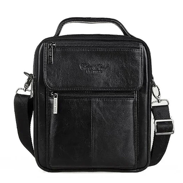 Genuine Leather top-handle s Male Shoulder Cross body s Messenger Small Flap Casual Handbags Men Tote Bag