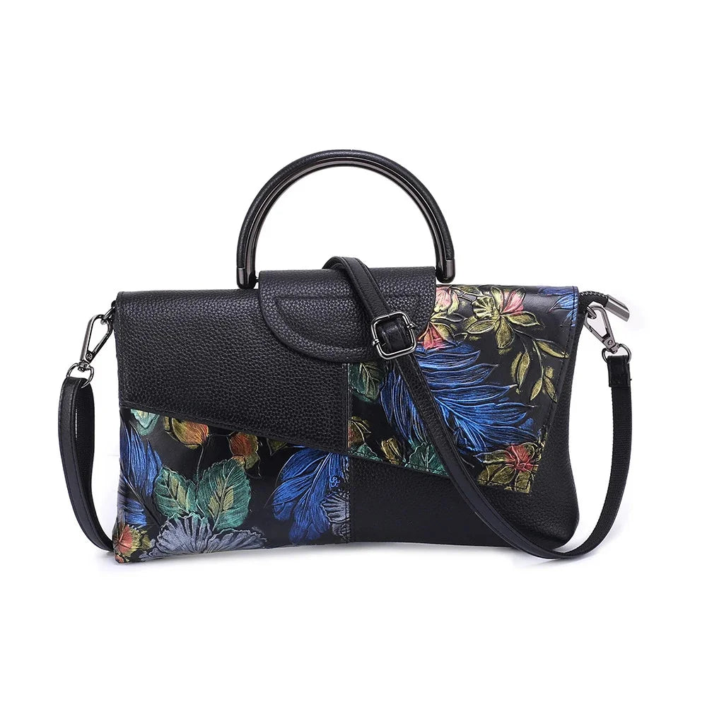 Genuine Soft Leather Women's Shoulder Bag Cowhide Handbag