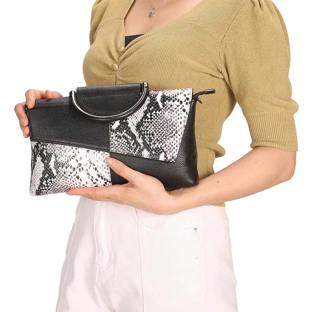 Genuine Soft Leather Women's Shoulder Bag Cowhide Handbag