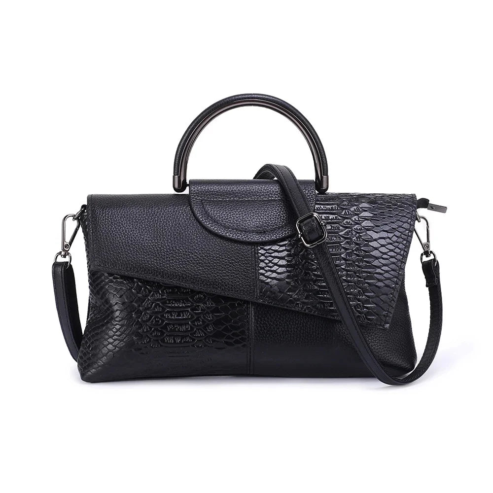 Genuine Soft Leather Women's Shoulder Bag Cowhide Handbag