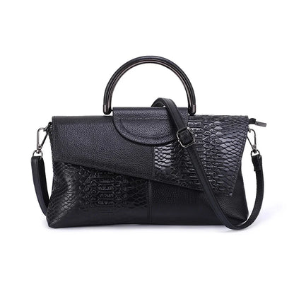 Genuine Soft Leather Women's Shoulder Bag Cowhide Handbag