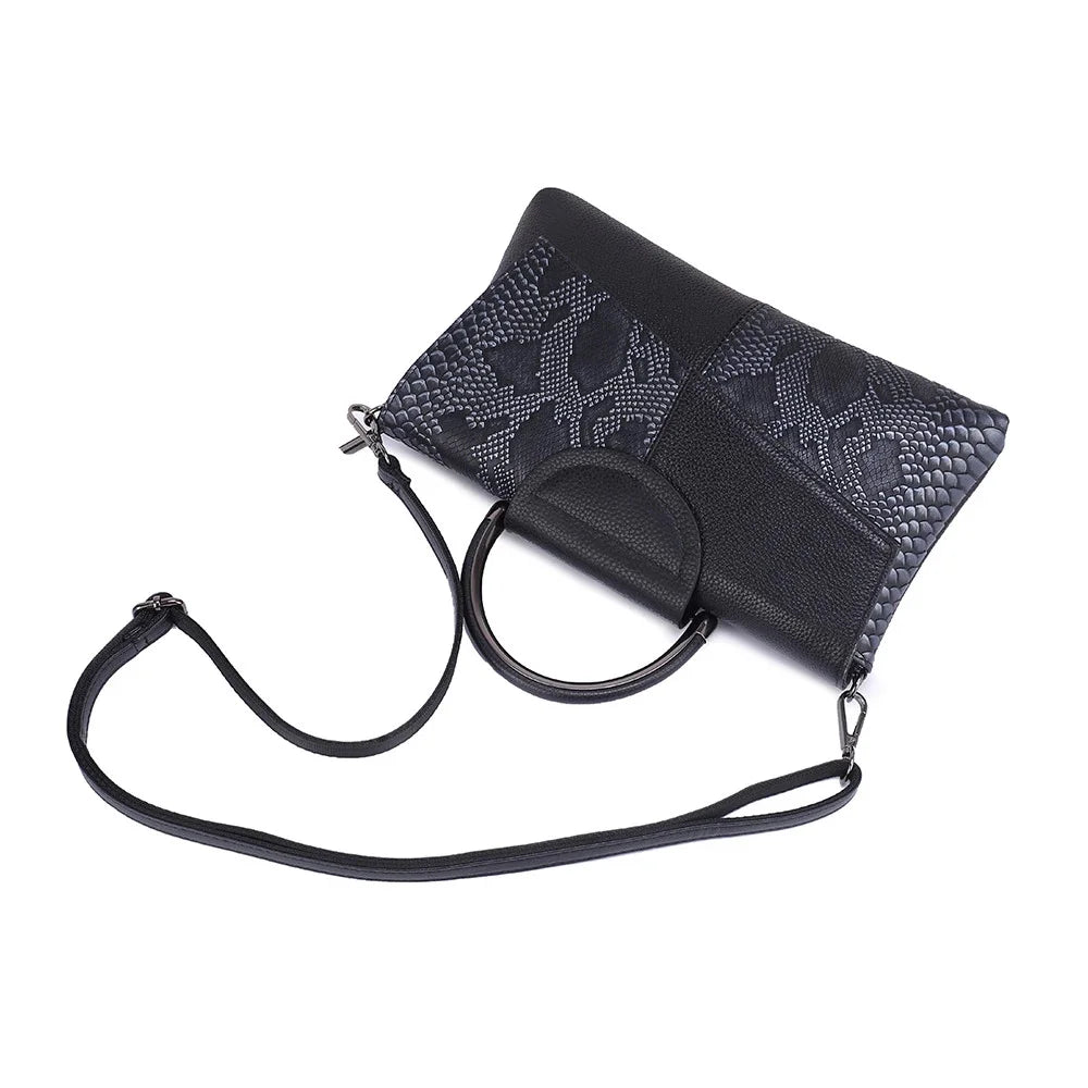 Genuine Soft Leather Women's Shoulder Bag Cowhide Handbag