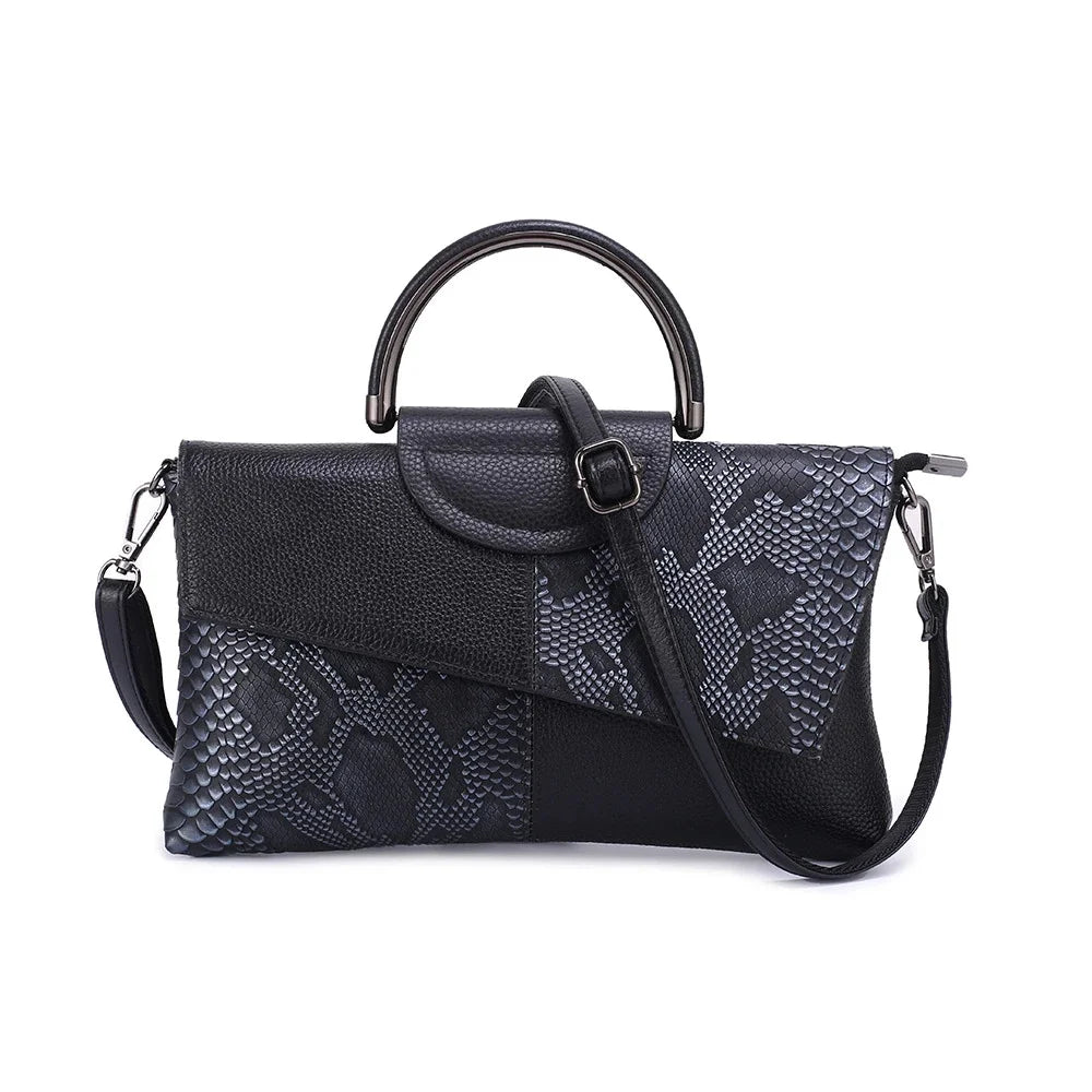 Genuine Soft Leather Women's Shoulder Bag Cowhide Handbag