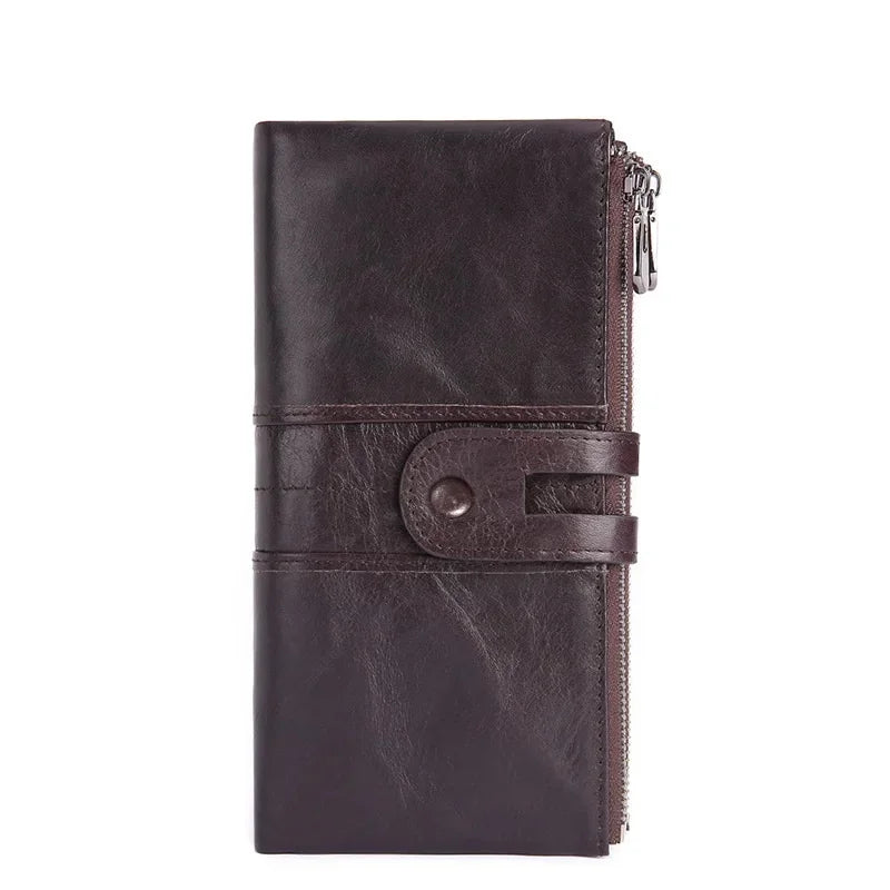Genuine Wallets Fashion Long Leather Top Quality Card Holder Classic Female Purse Zipper Brand Wallet For Women