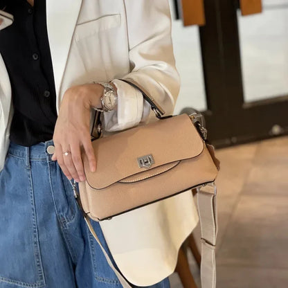 Genuine Women's Bags Fashion Ladies Casual Handbags Soft Cow Leather Versatile One Shoulder Messenger Bag High Quality