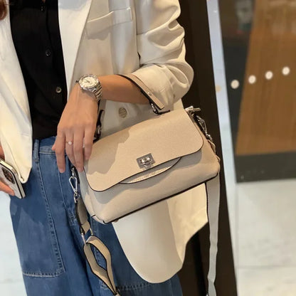 Genuine Women's Bags Fashion Ladies Casual Handbags Soft Cow Leather Versatile One Shoulder Messenger Bag High Quality