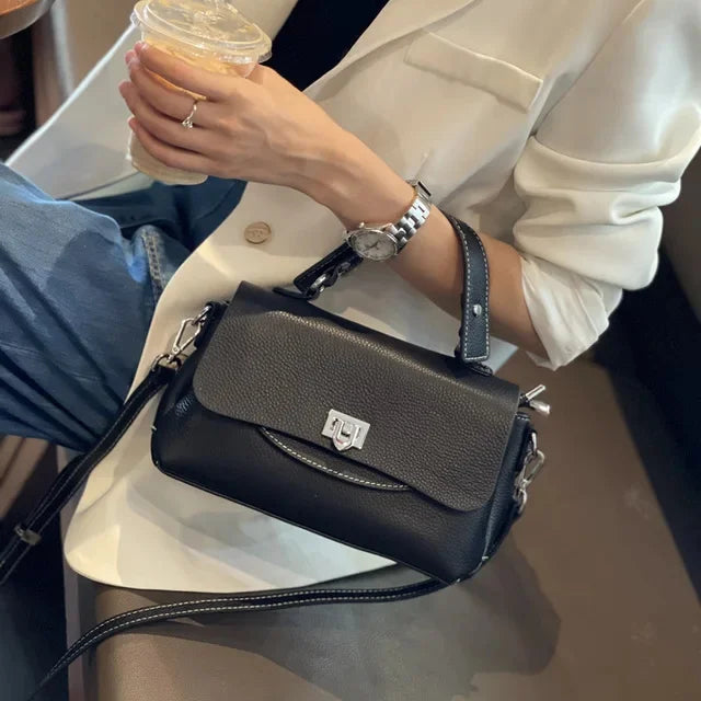 Genuine Women's Bags Fashion Ladies Casual Handbags Soft Cow Leather Versatile One Shoulder Messenger Bag High Quality