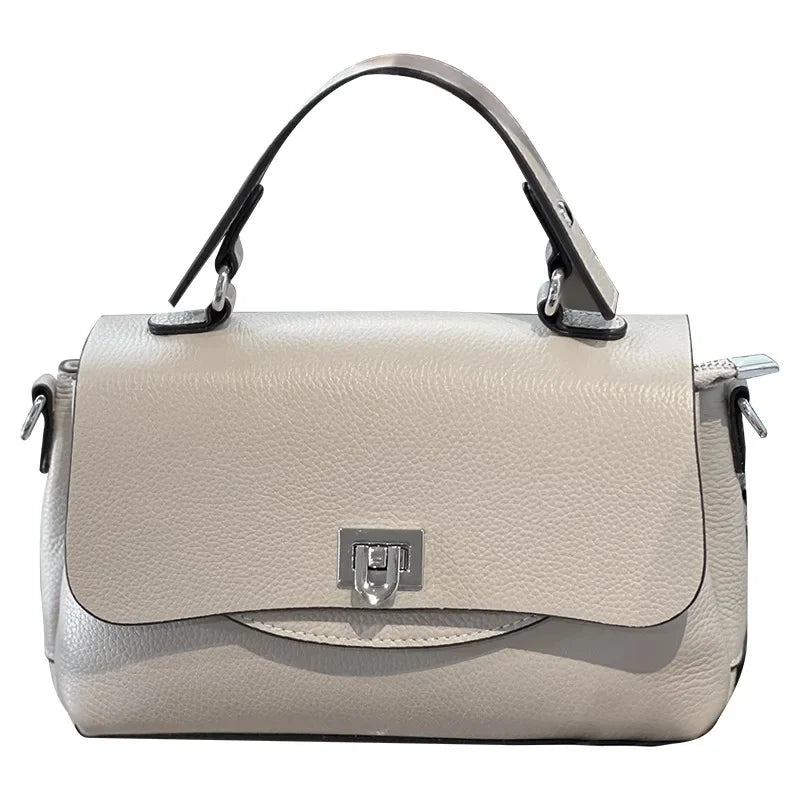 Genuine Women's Bags Fashion Ladies Casual Handbags Soft Cow Leather Versatile One Shoulder Messenger Bag High Quality