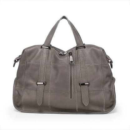 Genuine leather new large capacity hand fashionable one shoulder crossbody bag, women's bag