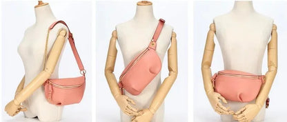 Genuine leather waist s women designer fanny fashion belt female lady wait pack bum cowskin single shouder bag
