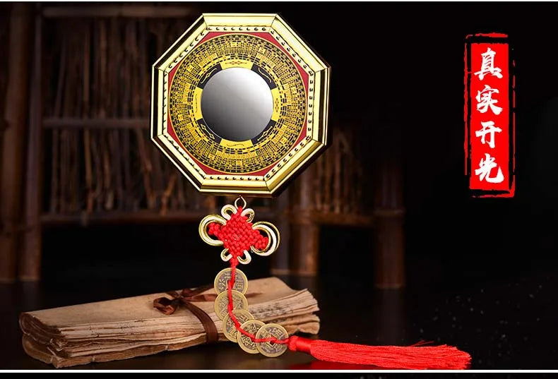 Geomantic master tool HOME Courtyard SHOP efficacious exorcise evil spirits talisman FENG SHUI Auspicious bagua magic mirror