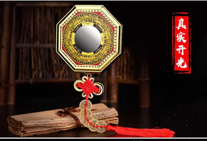 Geomantic master tool HOME Courtyard SHOP efficacious exorcise evil spirits talisman FENG SHUI Auspicious bagua magic mirror