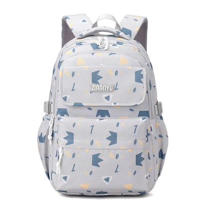 Geometric Printing School Bags Children Backpacks For Teenagers Girls Waterproof Trave Bag Child Orthopedics 3Pcs/set Schoolbags