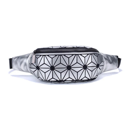 Geometric bag for women waist Bags girls fanny packs Hip Belt Bags Money Travelling Mountaineering Mobile Phone Bag Waist Packs
