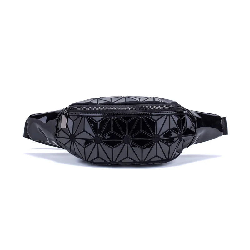 Geometric bag for women waist Bags girls fanny packs Hip Belt Bags Money Travelling Mountaineering Mobile Phone Bag Waist Packs