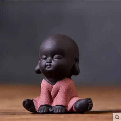 Geyao Tea Pet Decorations, Zisha, Five-blessing Pig, Tea Table, Tea Art, Small Monk Figure, Ornaments