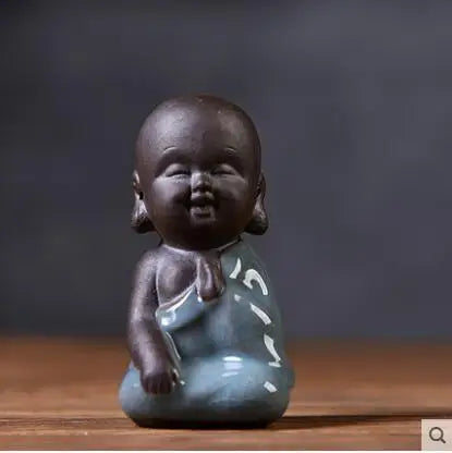 Geyao Tea Pet Decorations, Zisha, Five-blessing Pig, Tea Table, Tea Art, Small Monk Figure, Ornaments