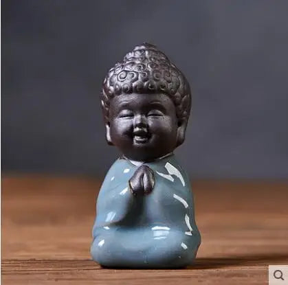 Geyao Tea Pet Decorations, Zisha, Five-blessing Pig, Tea Table, Tea Art, Small Monk Figure, Ornaments