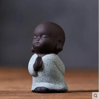 Geyao Tea Pet Decorations, Zisha, Five-blessing Pig, Tea Table, Tea Art, Small Monk Figure, Ornaments