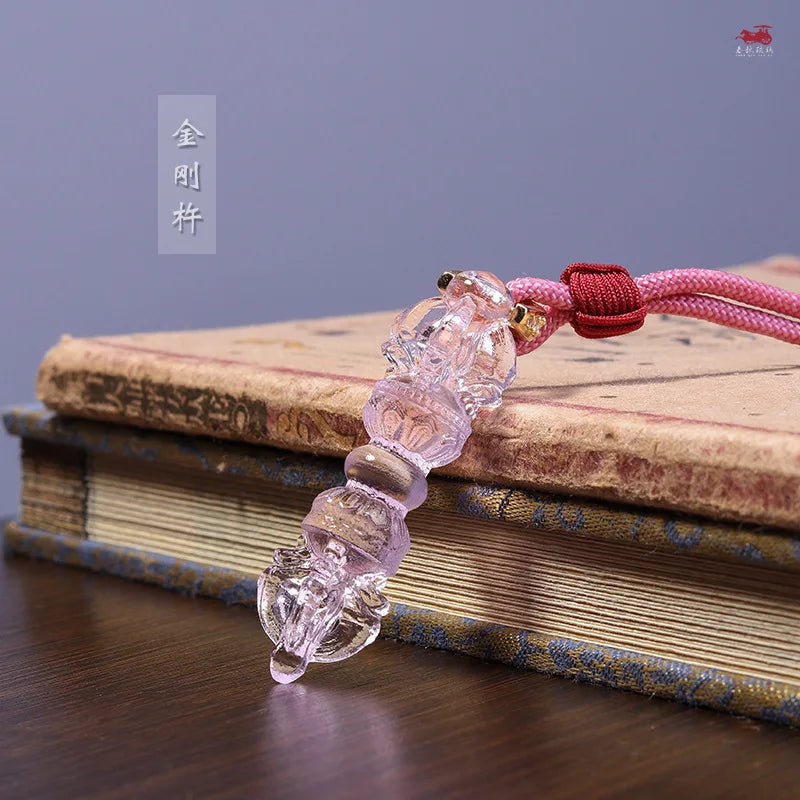 Gilded Coloured glaz Medicine Master Buddha  vajra-pestle  Pendant  Men's and women's styles  Protective pendant