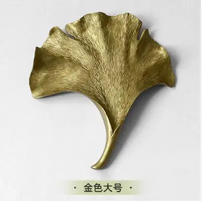 Ginkgo leaf wall decoration modern European household adornment is hanged on the wall to bring good luck