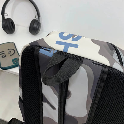 Girl Boy Camouflage College Backpack Fashion Cool Lady Travel Leisure Bag Men Women Laptop School Backpack Female Male Book Bags