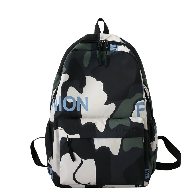 Girl Boy Camouflage College Backpack Fashion Cool Lady Travel Leisure Bag Men Women Laptop School Backpack Female Male Book Bags