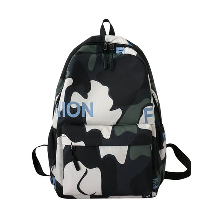 Girl Boy Camouflage College Backpack Fashion Cool Lady Travel Leisure Bag Men Women Laptop School Backpack Female Male Book Bags